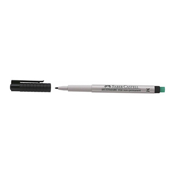 ручка капиллярная faber castell multimark 0 6 мм для письма на пленке зеленый Ручка капиллярная Faber-Castell 