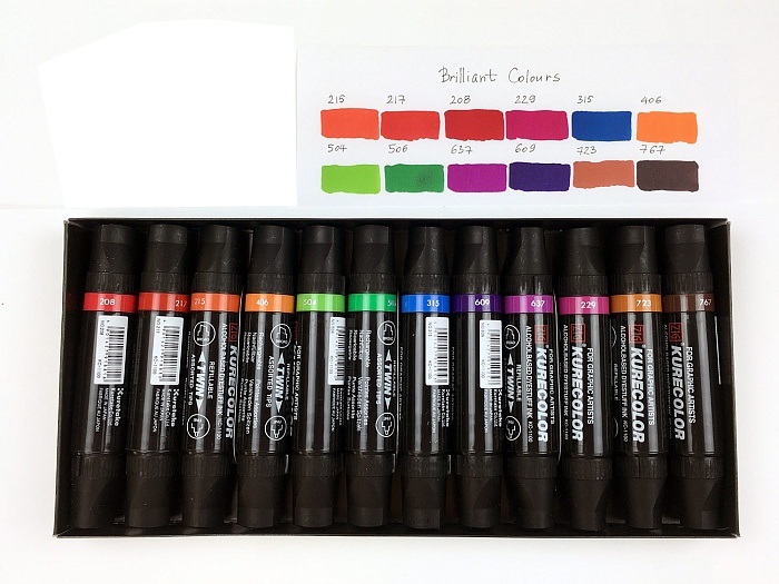 Brilliant colours