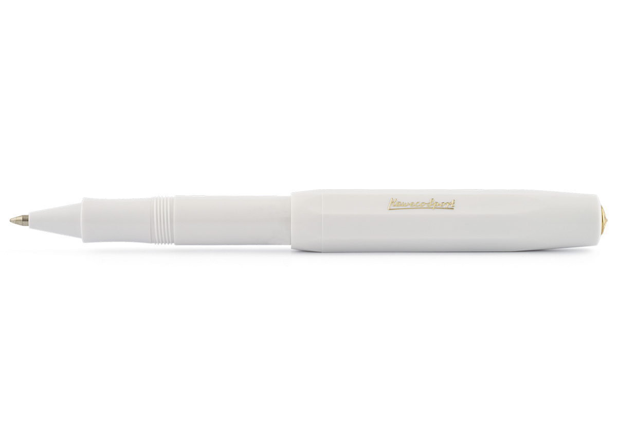 Роллер гелевый Kaweco CLASSIC Sport 0,7 мм, корпус белый ручка роллер kaweco frosted sport 0 7 мм корпус розовая питайя