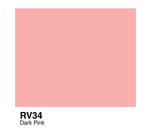 Чернила COPIC RV34 (розовый темный, dark pink)