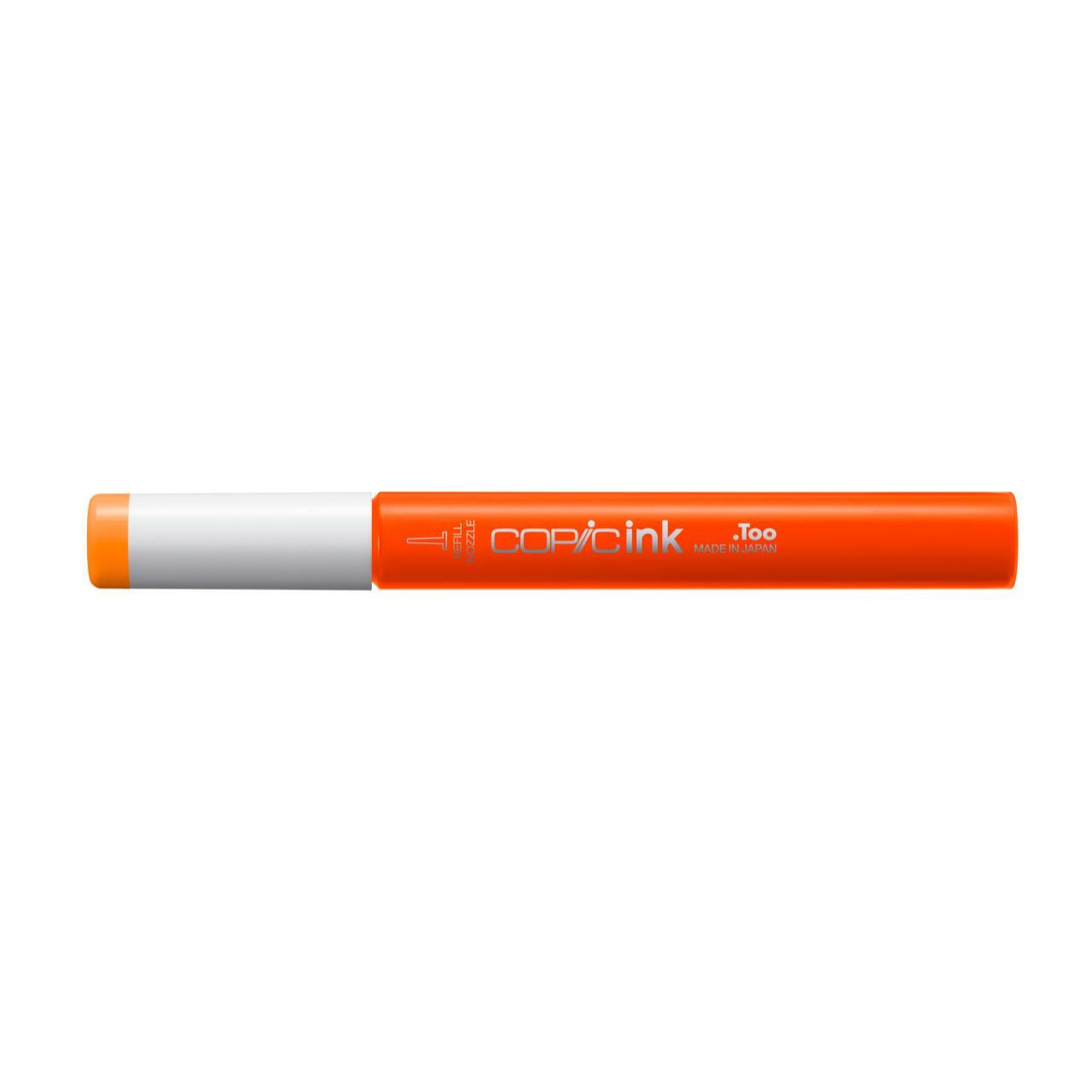 Заправка для маркеров COPIC 12 мл цв. FYR1 апельсин флуоресцентный заправка для маркеров molotow one4allе 30 мл флуоресцентный оранжевый