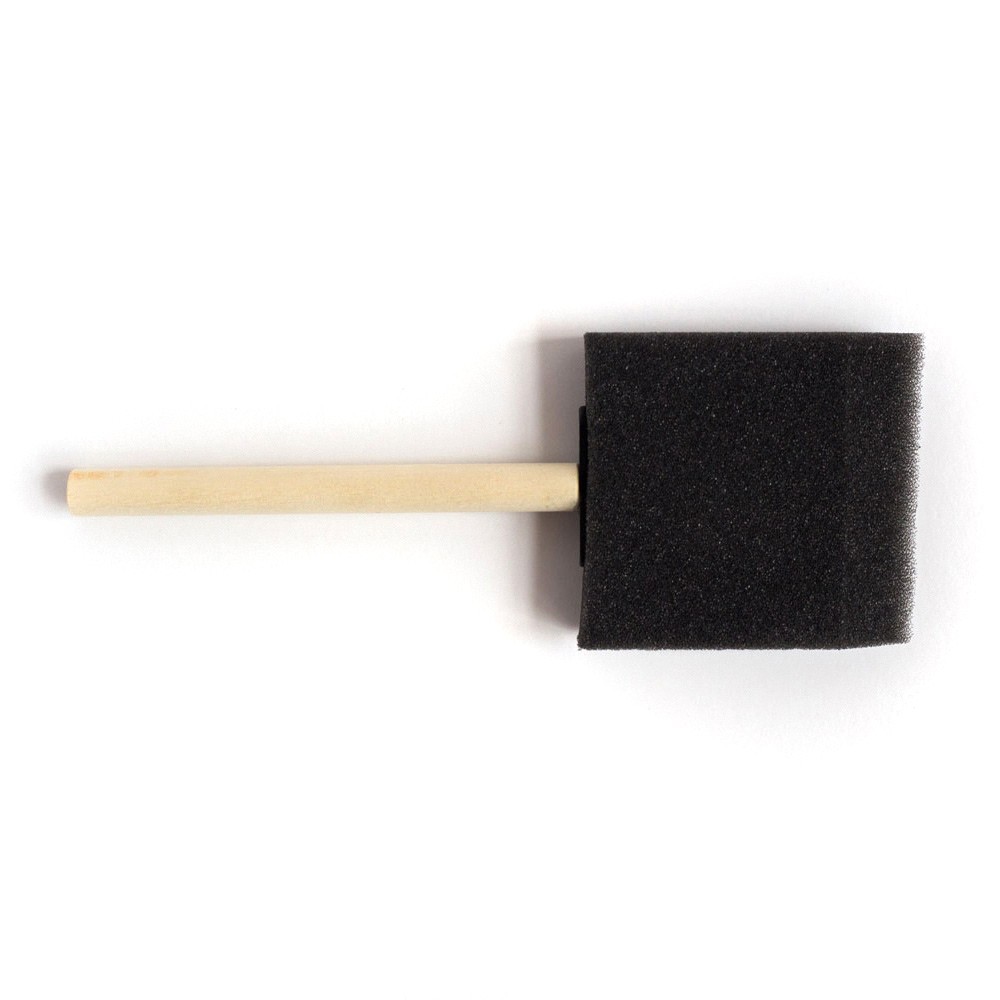 Кисть-губка поролоновая плоская Малевичъ губка прямоугольная для фильтра турбо 1 4 х 4 5 х 11 см серая