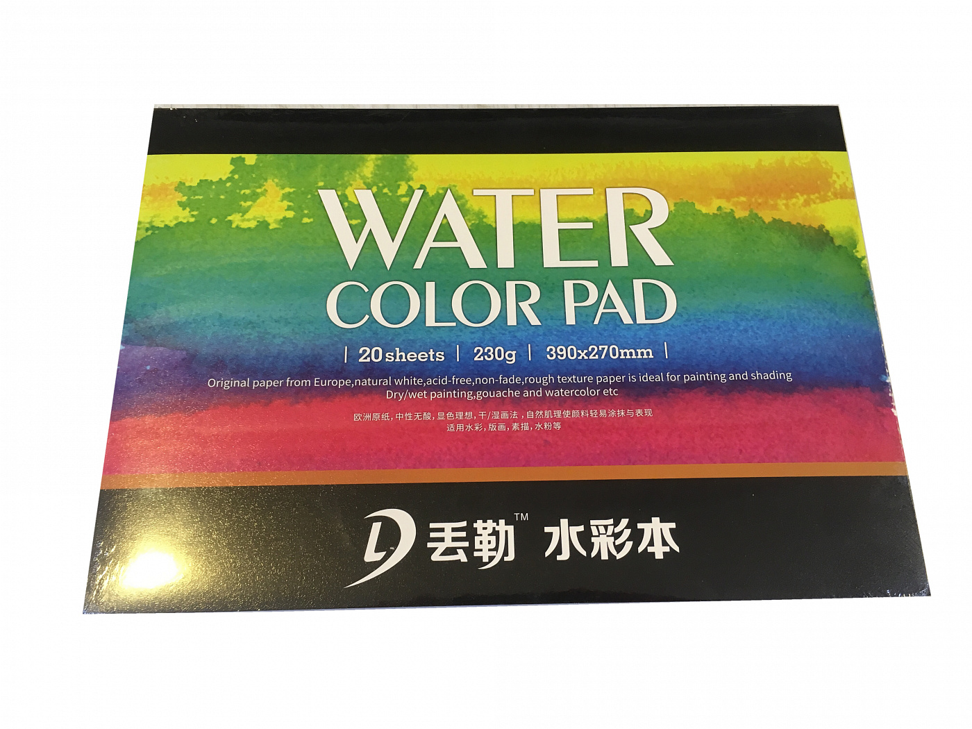Альбом-склейка для акварели Dwurer Watercolor Postcard 27x19,5 см 20 л 180 г POT-023001 - фото 2