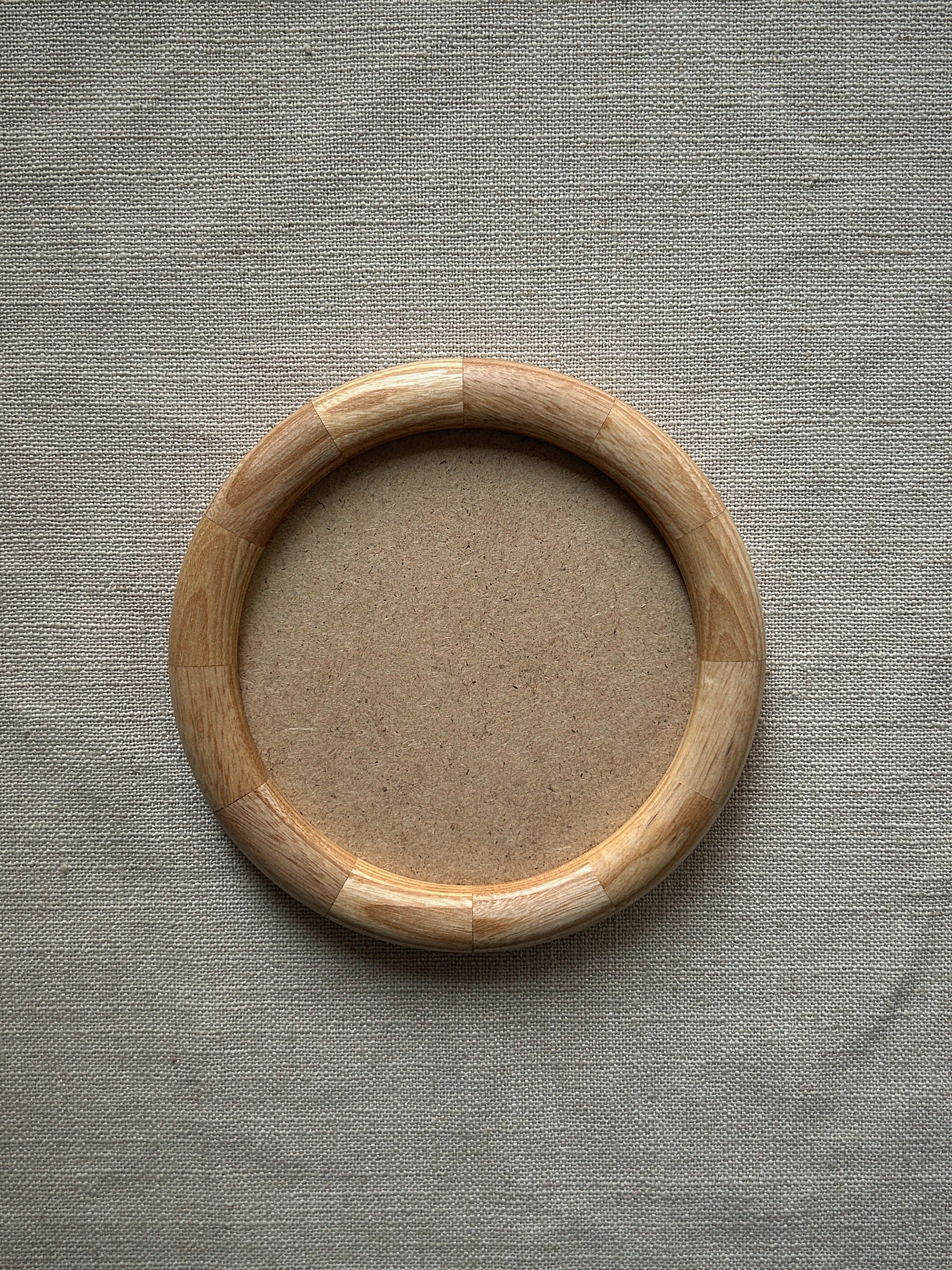 Рамка круглая KK/home, ручная работа, d10, ясень