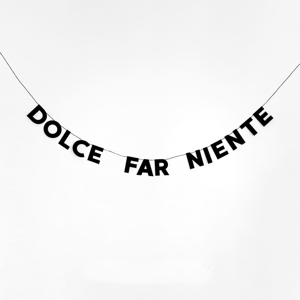 Гирлянда "DOLCE FAR NIENTE"