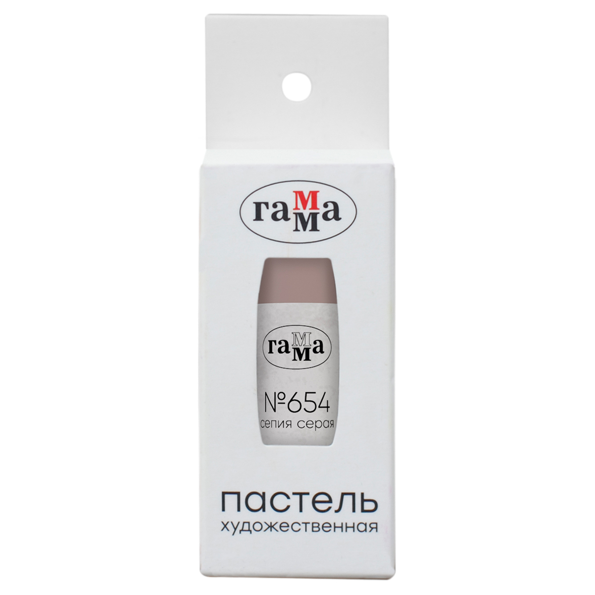 Пастель сухая Гамма 654 сепия серая картон упаковка 120₽
