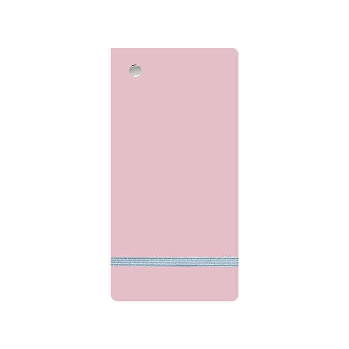 Палитра-веер для маркеров Нежно-розовый 8х17 см, гладкая бумага 160г, 60л с резинкой для крепления