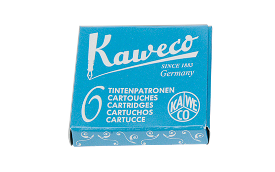 Набор картриджей для перьевых ручек Kaweco 6 шт, Небесно-голубой