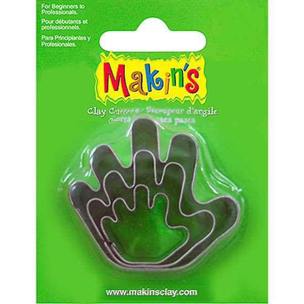 Набор резцов для полимерной глины Makins 3 шт Рука