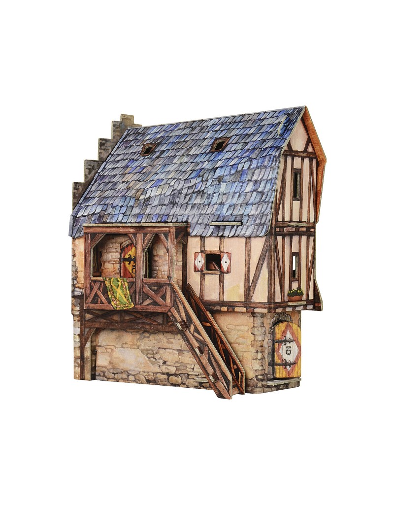 Игровой набор из картона Средневековый город 