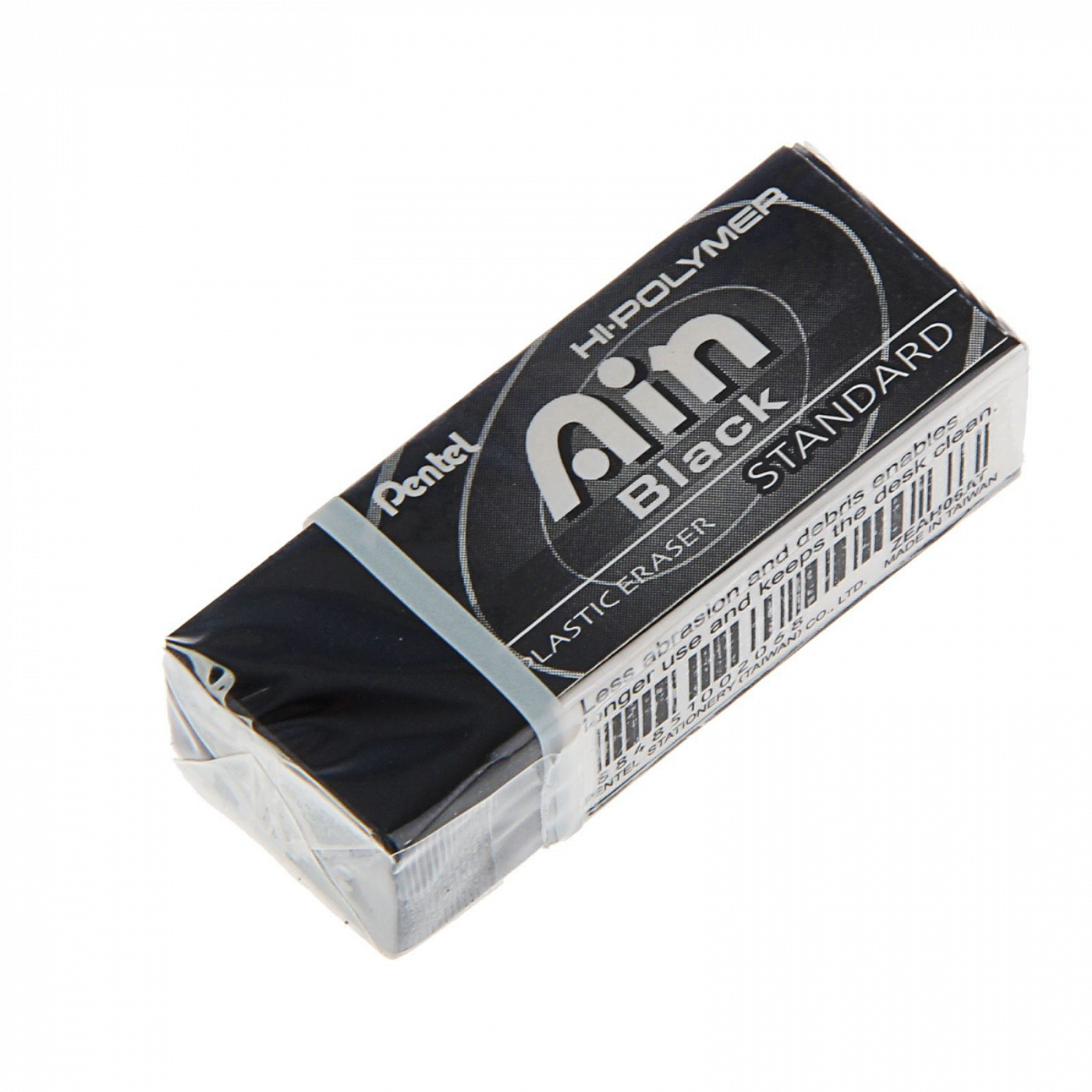 Ластик Pentel Hi-Polymer Ain Black Eraser, 43,4х17,4х11,8 мм ластик abc
