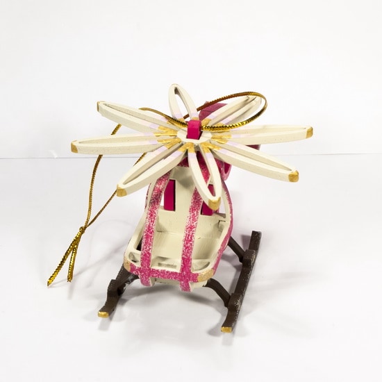 Игрушка Новогодняя IDH Center wood-souvenirs Вертолет малый 4010 1800₽