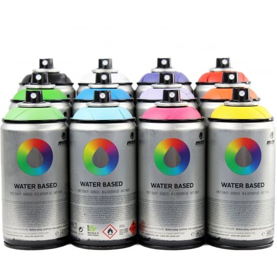 Краска для граффити MTN WB на водной основе 300 мл в аэрозоле, все цвета краска для граффити arton 400 мл в аэрозоле cornflower