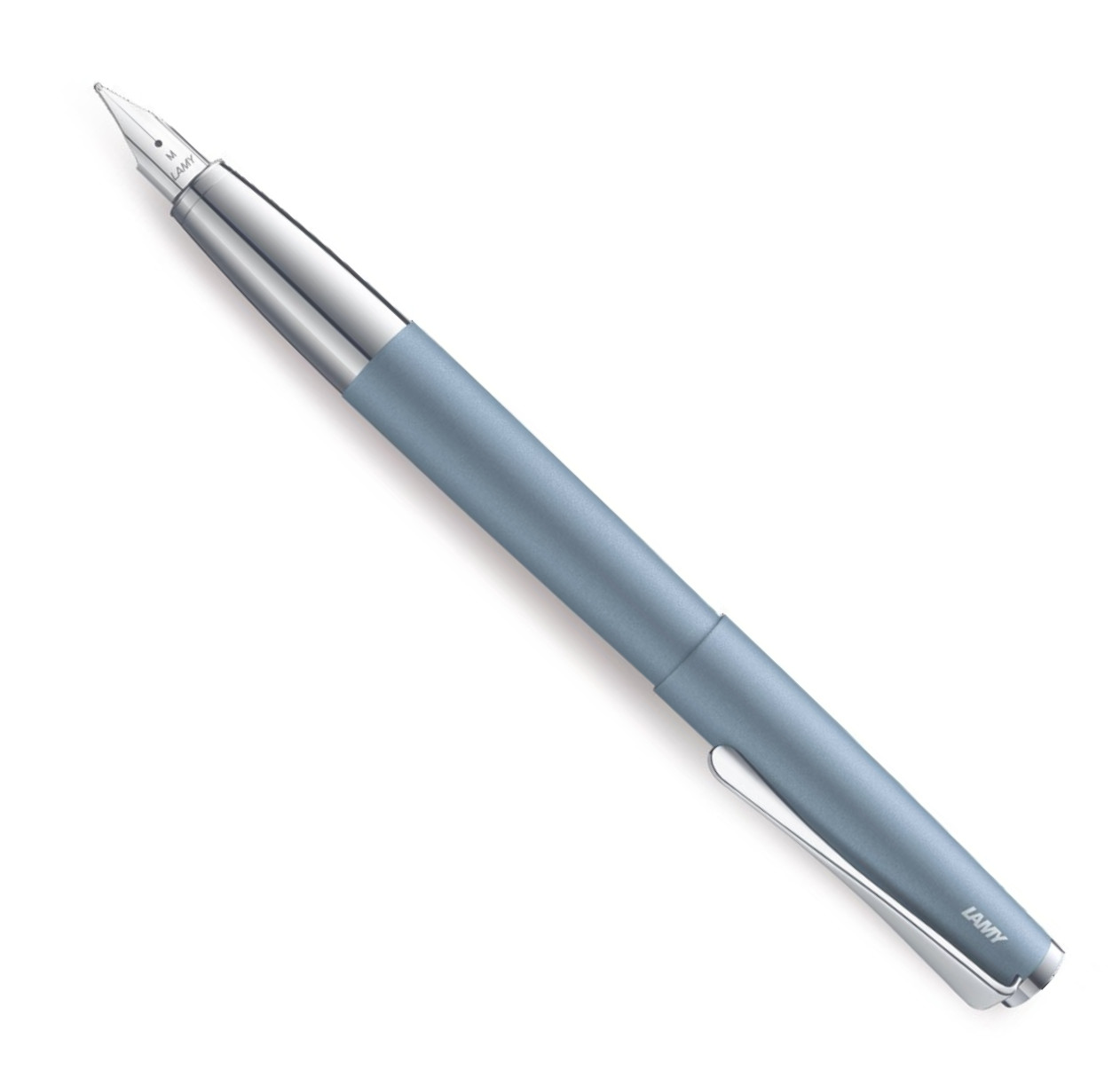 Ручка перьевая LAMY 066 studio, M Серо-голубой суперпрописи для красивого почерка цифры и фигуры