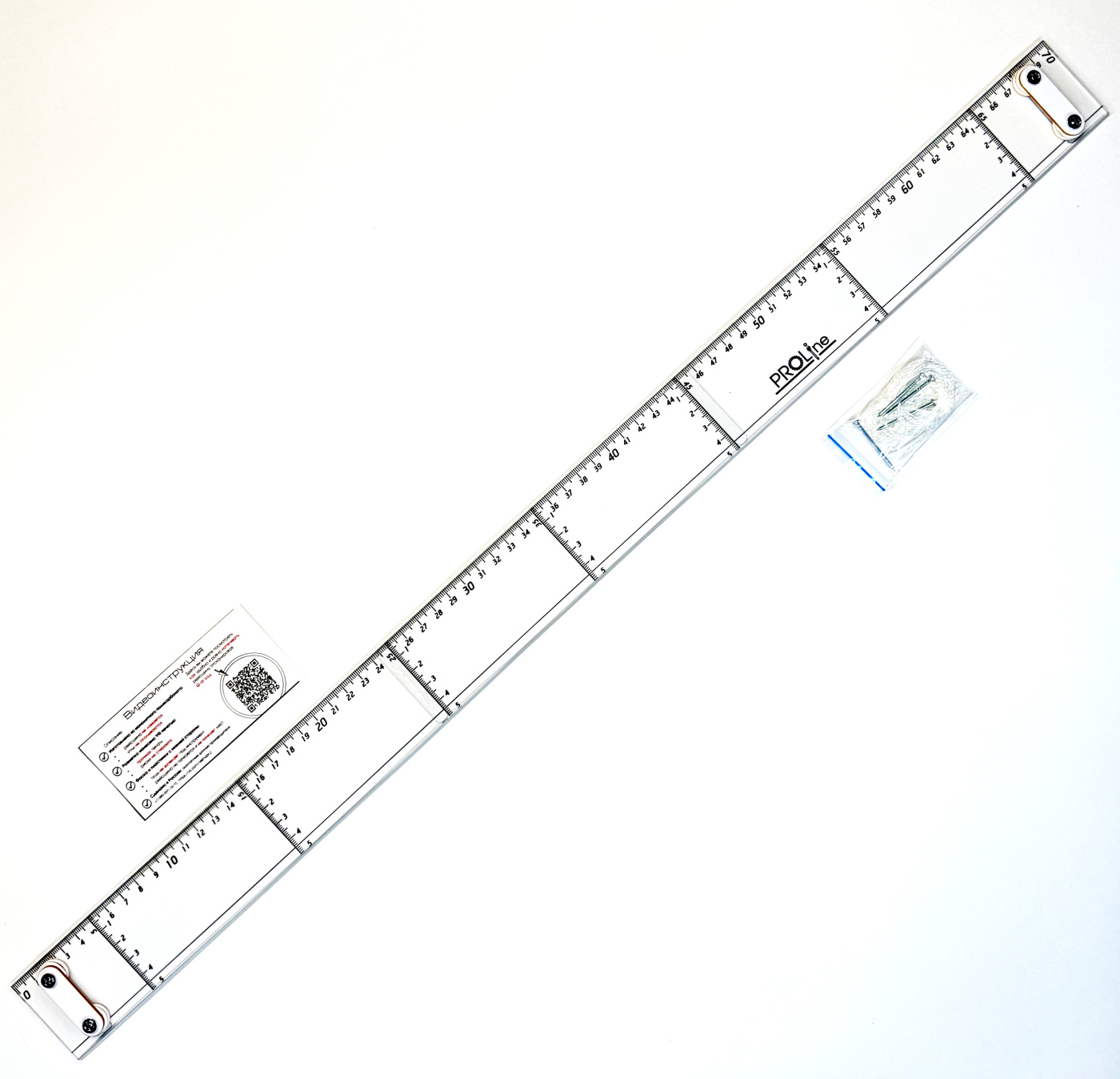 Рейсшина с рисками PROLine 70 см 3044₽