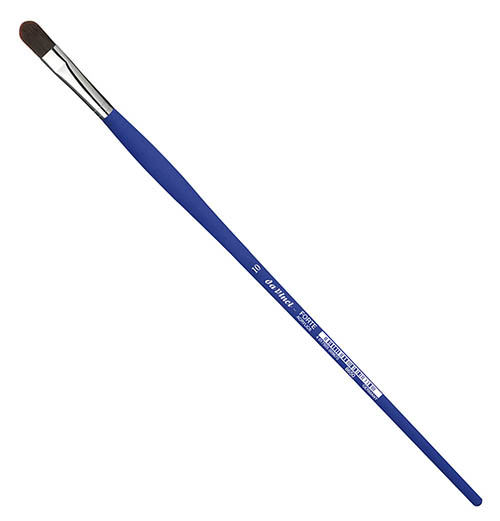 Кисть синтетика №10 овальная Da Vinci 8650 длинная ручка DV-8650-10 - фото 1