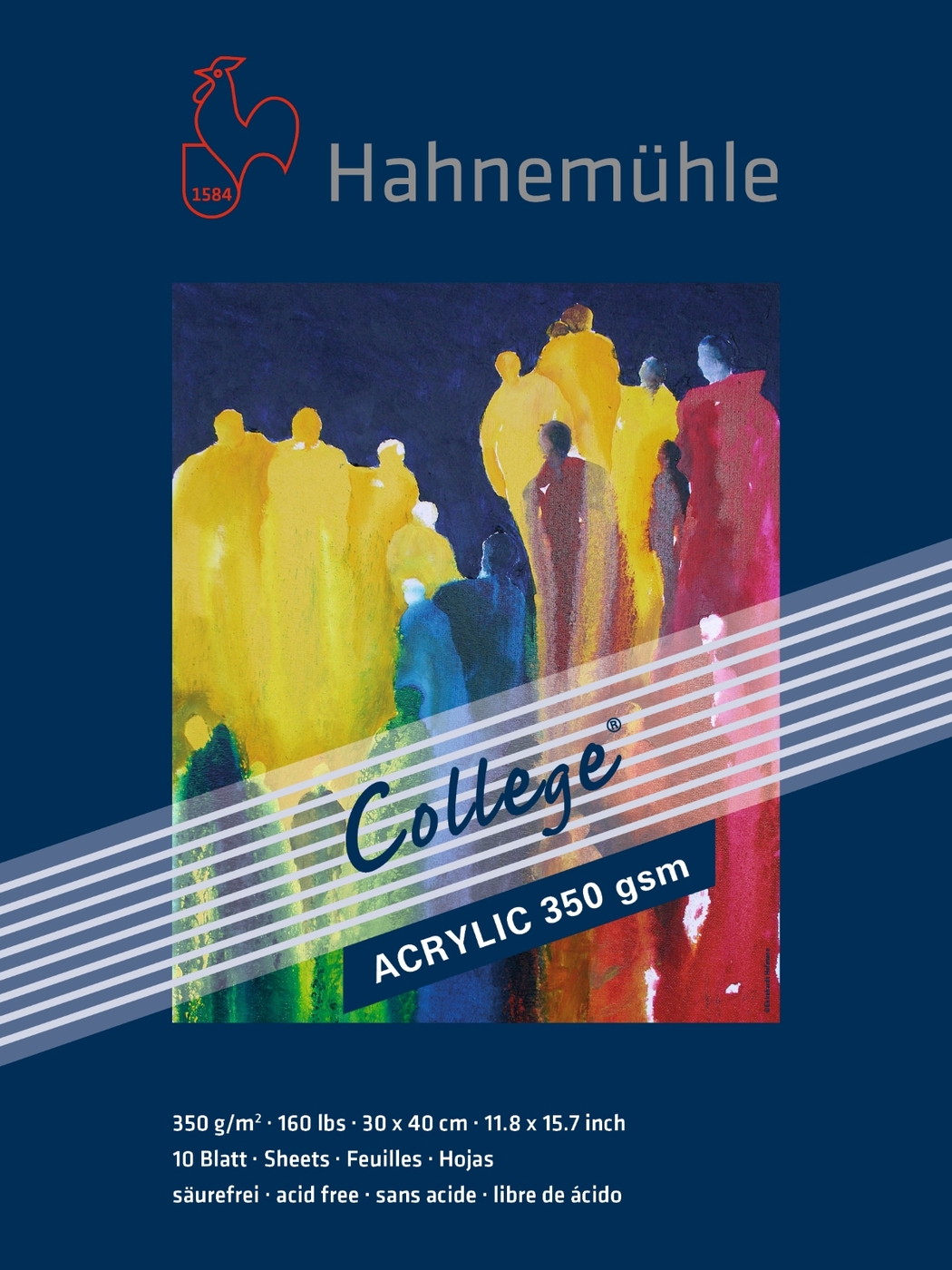 -   Hahnemuhle College-Acrylic 3040  10  350 