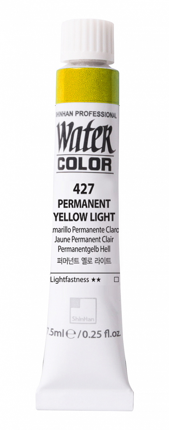 Акварель ShinHanart PRO Water Color 7,5 мл №427 Желтый светлый живопись для дизайнеров и архитекторов курс для бакалавров учебное пособие