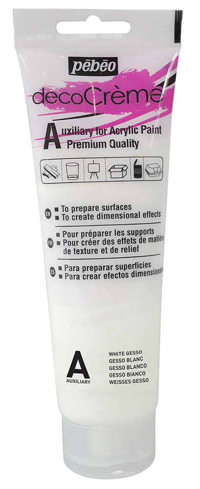 Грунт декоративный Pebeo decoCreme 120 мл белый 919₽