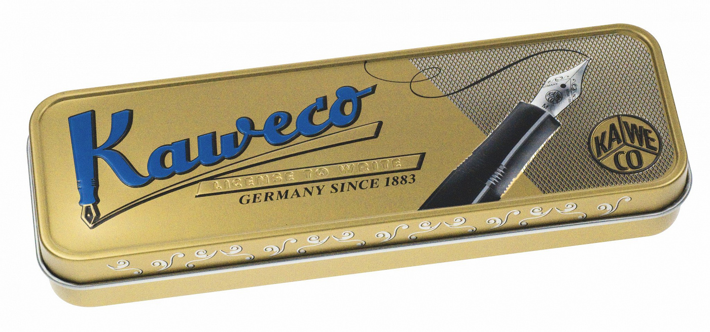 Жестяной футляр KAWECO для длинных ручек светло-коричневый ван гог любимые картины футляр