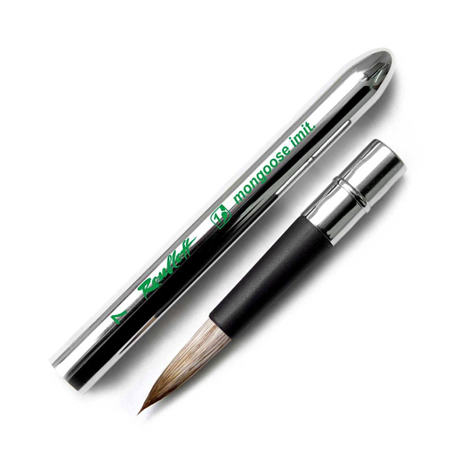 Кисть имитация мангуста №7 круглая Roubloff обойма soft-touch ручка складная переноска для ов складная любимому воспитателю 17 × 13 × 7 см