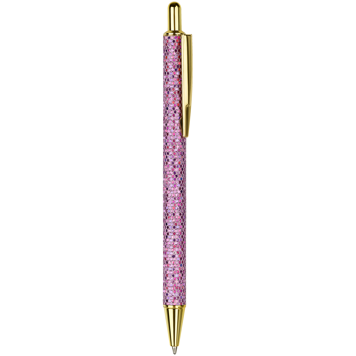 ручка шариковая автоматическая meshu lilac jewel синяя 1 0 мм Ручка шариковая автоматическая MESHU 