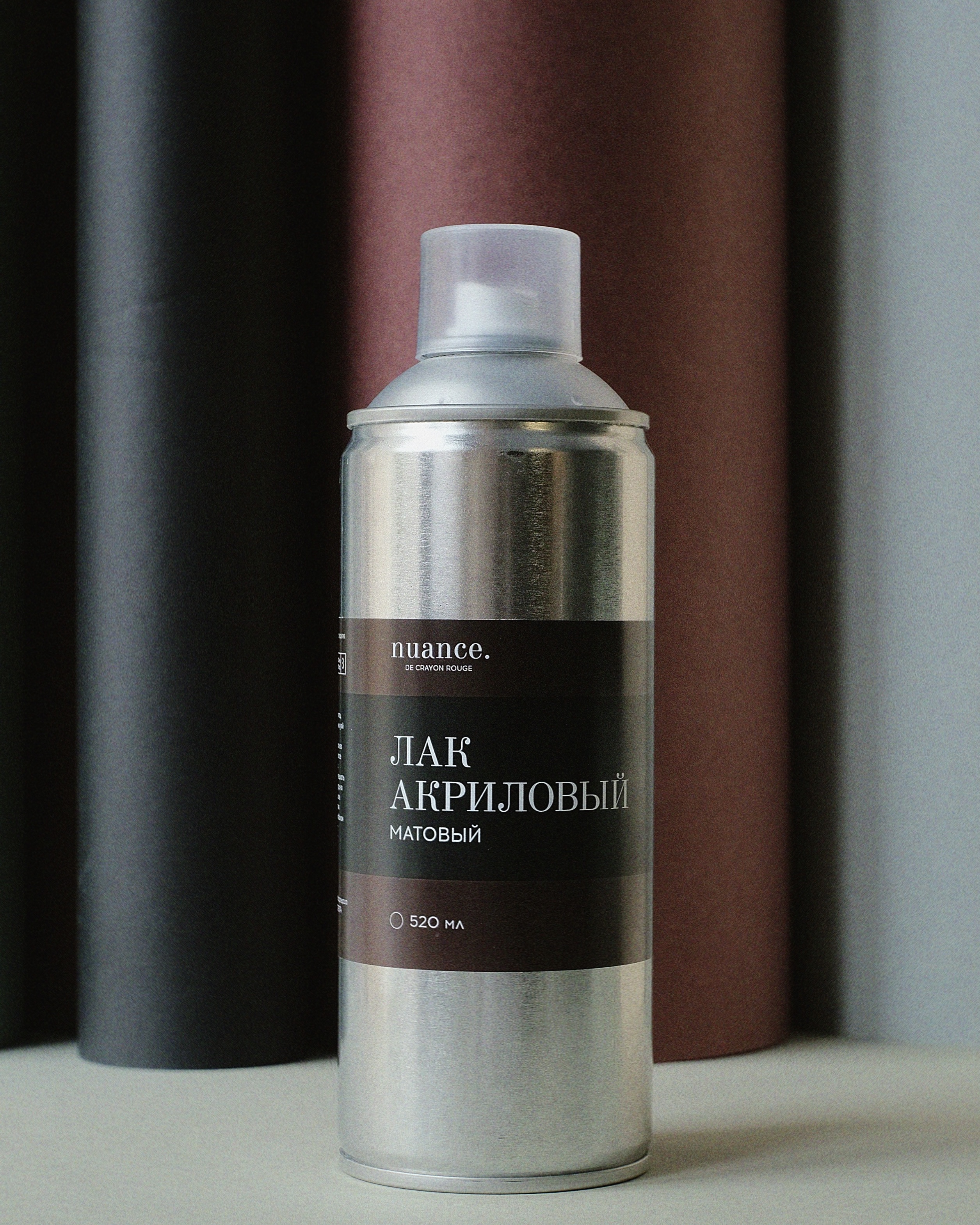 Лак акриловый матовый быстросохнущий nuance в аэрозоли 520 мл 447₽