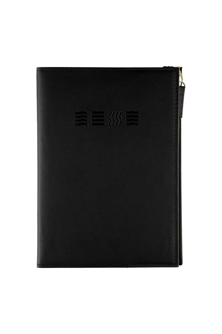 Блокнот-клатч для записей СТИХИЯ 142х205 мм 80 л, цвет обложки Черный