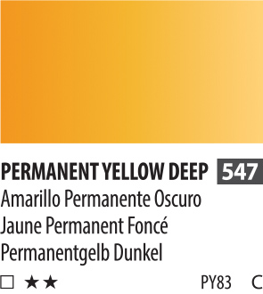 Акварель ShinHanart PWC extra fine 15 мл №547 Темно-желтый перманентный фикситека творчество