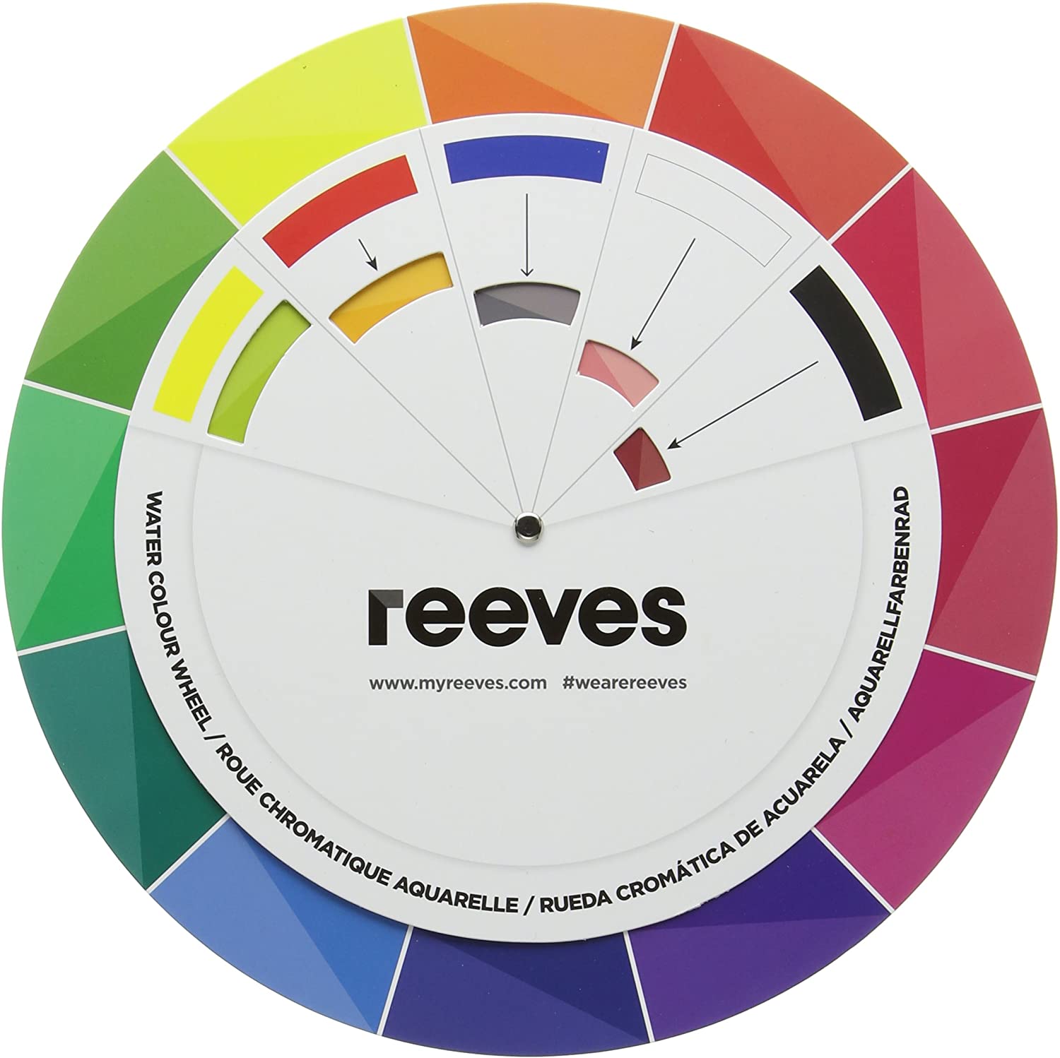 Цветовой круг Reeves для акварельных красок (картон) RE-RV7650832