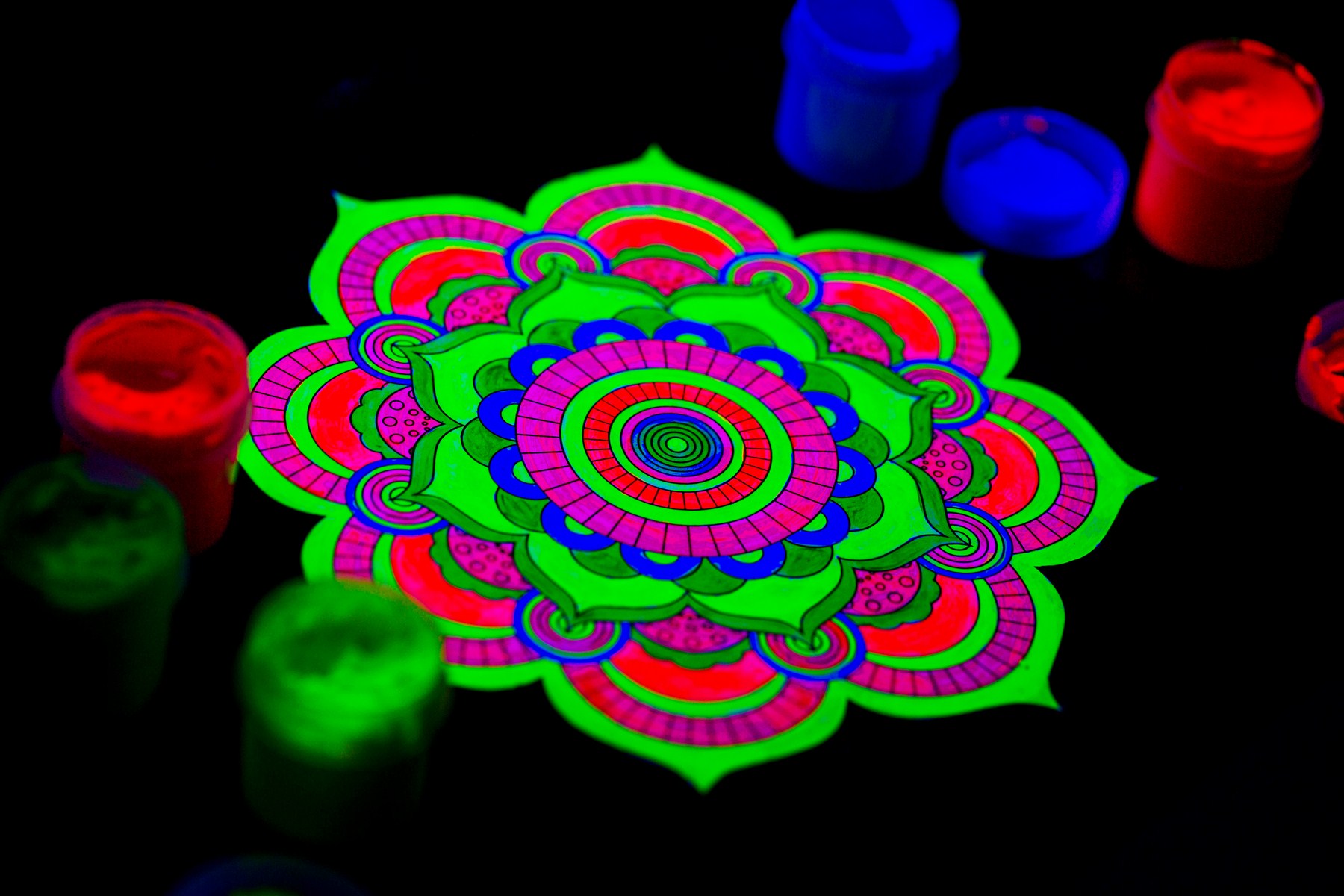 Флуоресцентная краска