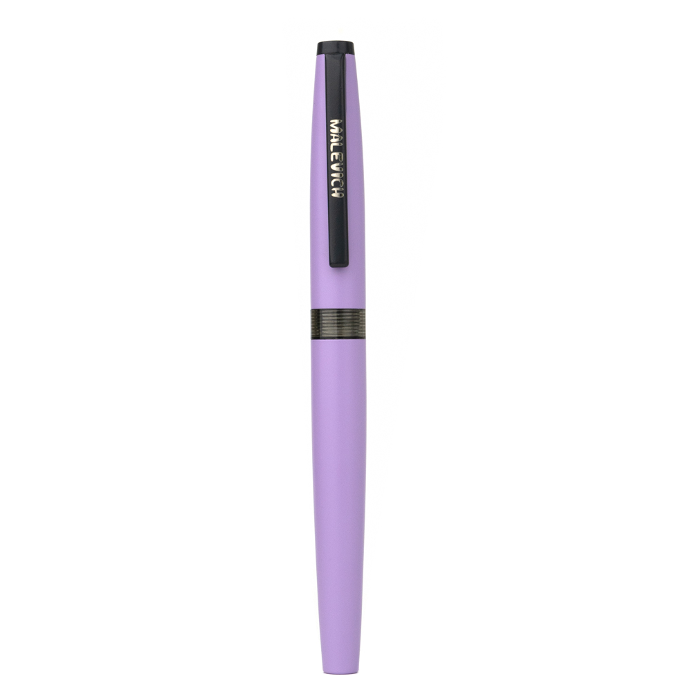 Ручка перьевая Малевичъ с конвертером, перо EF 0,4 мм, цвет: сиреневый свой почерк в режиссуре