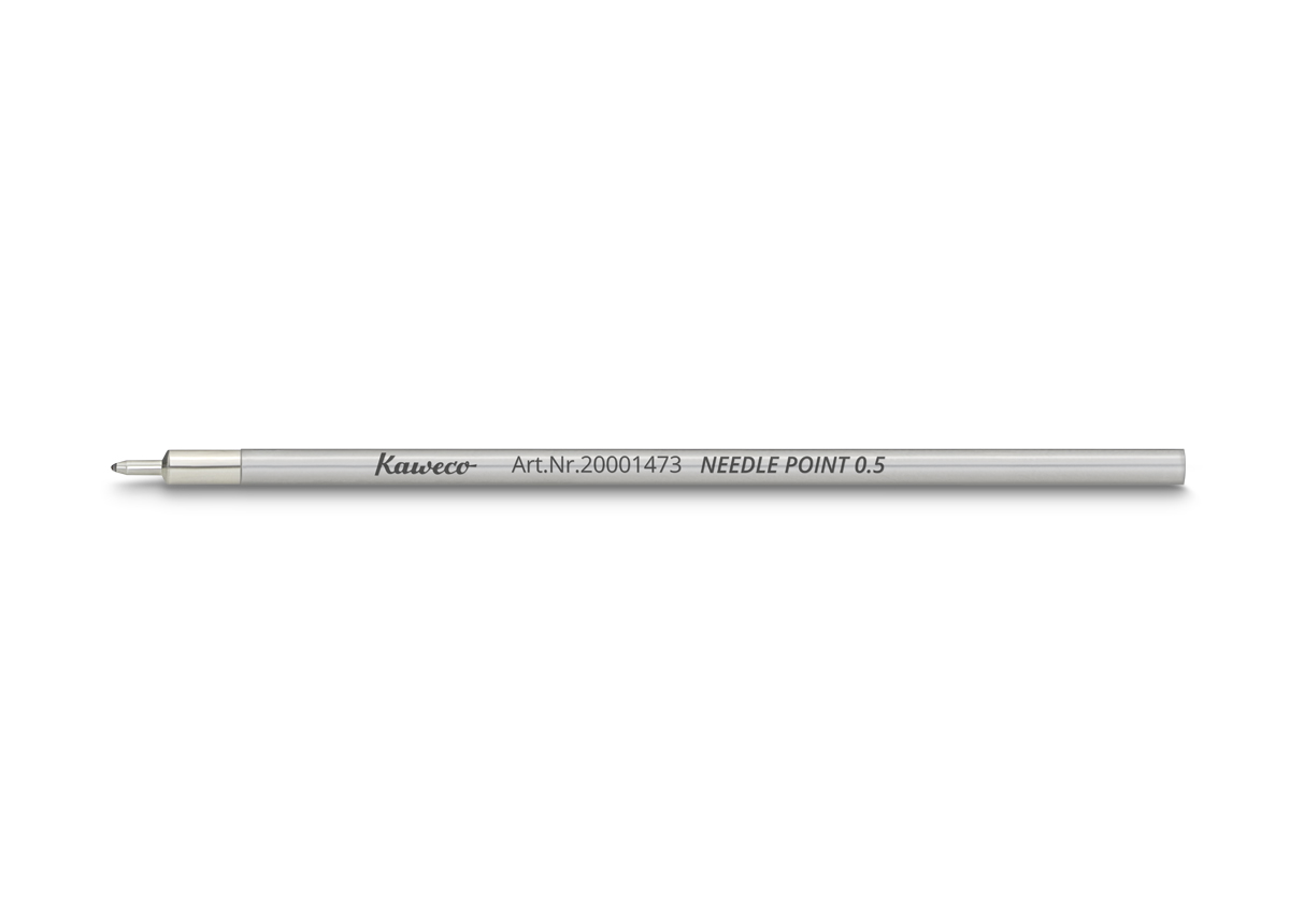Набор стержней для шариковых ручек KAWECO D1 5 шт 0,5 мм, игольчатый, черный KW-10002053 - фото 2