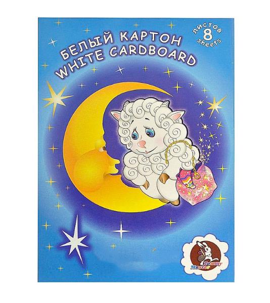 Набор картона белого Барашек А4 8 л 69₽