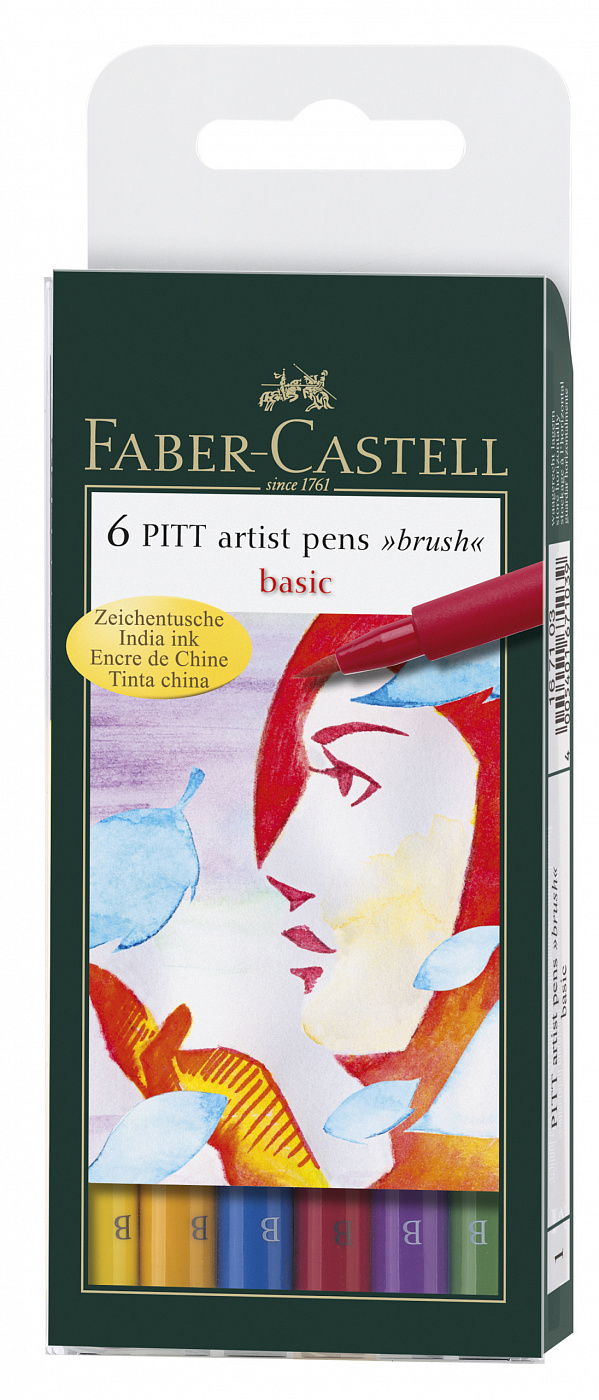 набор для каллиграфии cretacolor artist studio line 7 предметов перья ручка перьевая картриджи Набор маркеров профессиональных Faber-castell 
