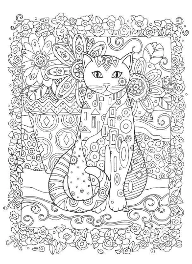 Раскраска Английская короткошерстная | Раскраски кошек. Рисунки кош�ек, картинки кошек