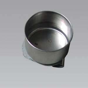 Масленка одинарная d-4,5 см алюминиевая-цилиндр, без крышки CH-SFT069