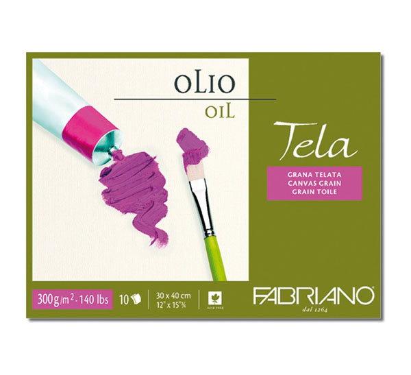 Альбом-склейка для масла Fabriano "Tela"