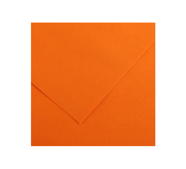 Бумага тонированная Canson "Iris Vivaldi" 50х65 см 120 г №09 оранжевый