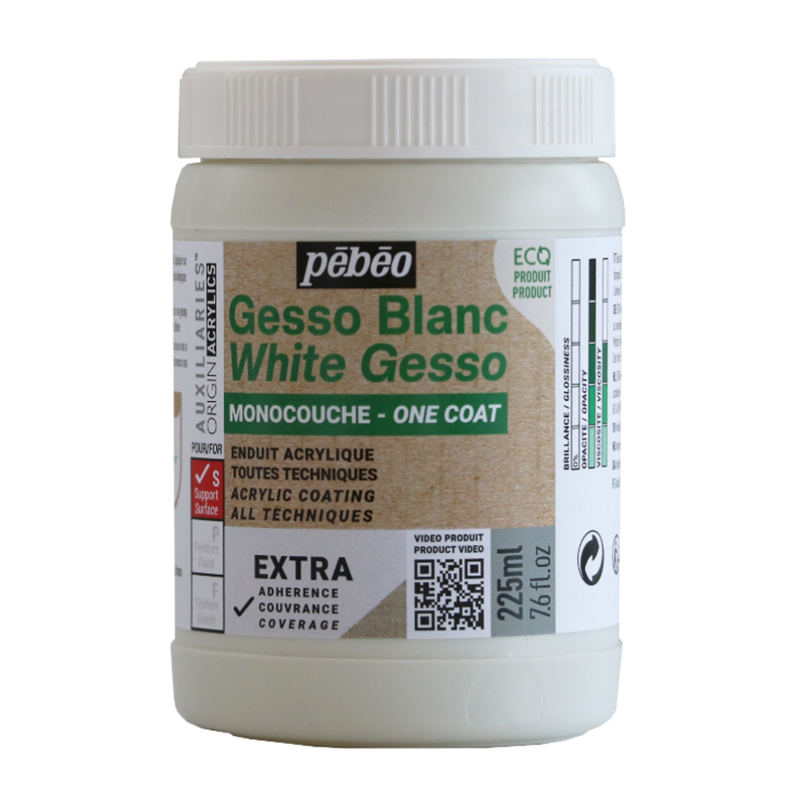 Грунт акриловый Pebeo Origin Acrylics 225 мл белый экстра 1360₽
