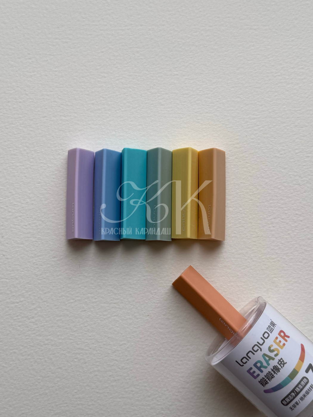 Набор ластиков Languo 7 шт 164х186х55 мм 2 297₽