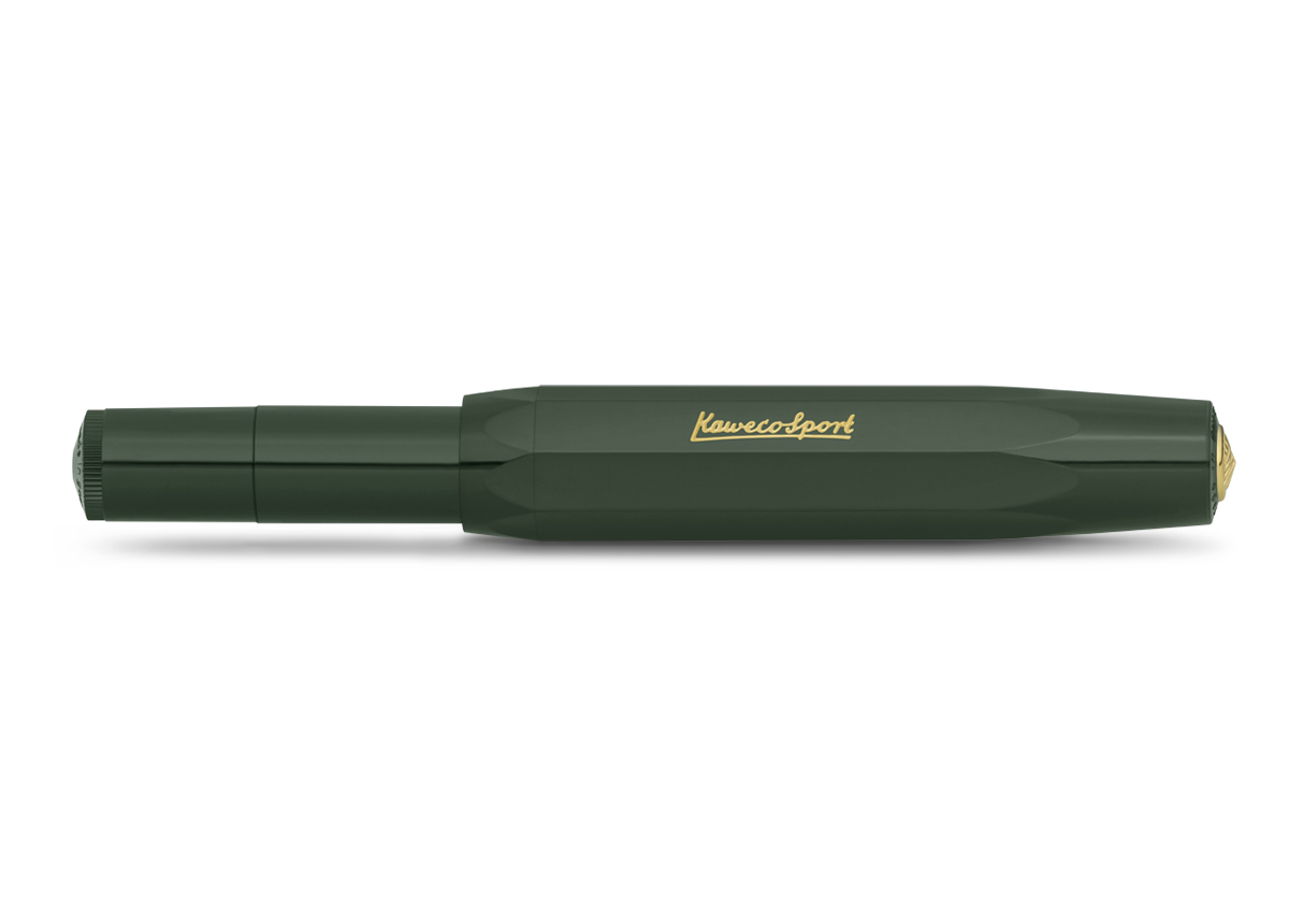 Ручка перьевая Kaweco CLASSIC Sport, чернила синие, корпус зеленый KW10000487;KW10000488;KW10000489 - фото 2