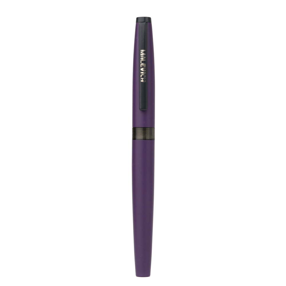 Ручка перьевая Малевичъ с конвертером, перо EF 0,4 мм, цвет: фиолетовый набор ручка перьевая lamy al star f пурпурный записная книжка твердый переплет пурпурный