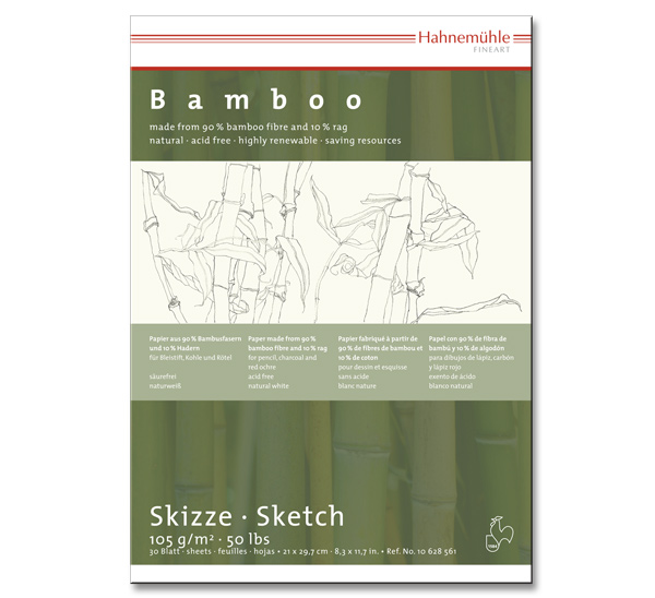 Альбом-склейка для набросков Hahnemuhle "Bamboo"