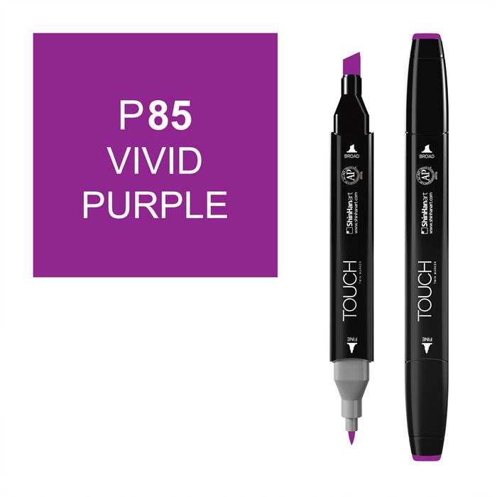 Маркер спиртовой Touch Twin цв. P85 яркий фиолетовый шампунь silver touch серебристо фиолетовый сила а 71087 500 мл