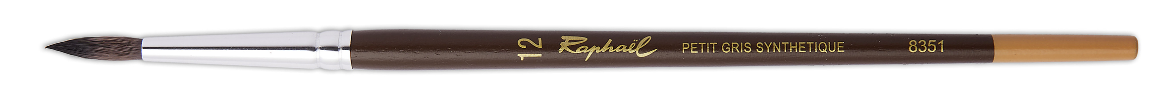 Кисть синтетика имитация белки 12 круглая Sennelier Petit-Gris короткая ручка 543₽