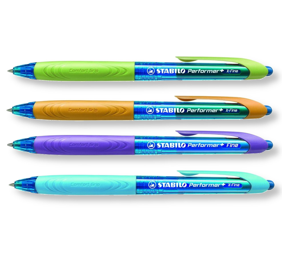 Ручка шариковая автоматическая Stabilo Performer 0,5 мм синяя STBL-328/3-41-1