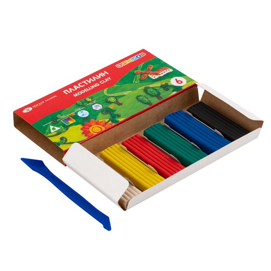 Набор пластилина детского классического 