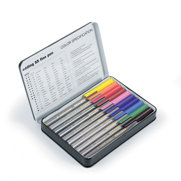 Набор ручек капиллярных Edding 