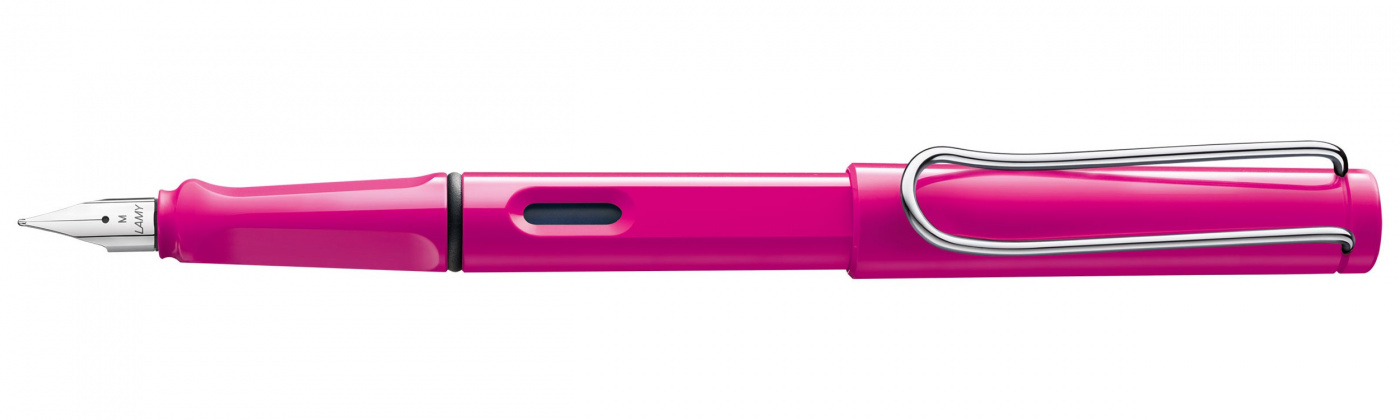 Ручка перьевая LAMY 013 safari, EF Розовый ручка перьевая малевичъ с конвертером перо ef 0 4 мм сиреневый перламутр